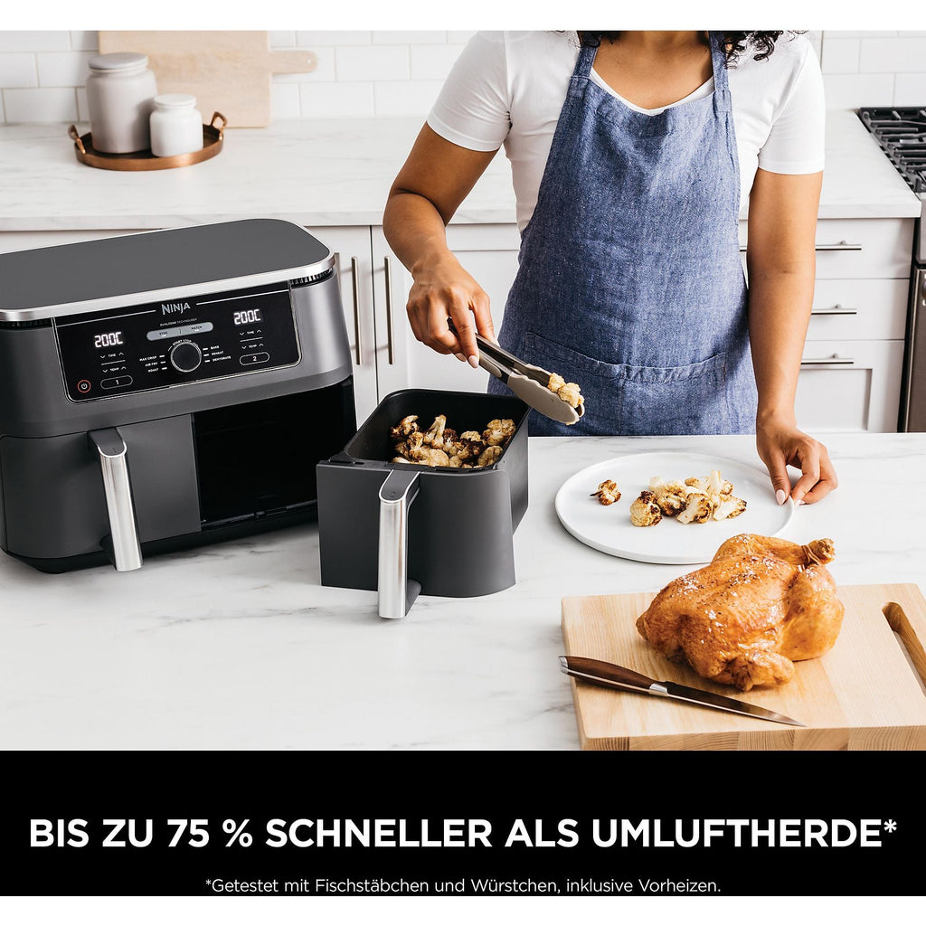 Ninja Foodi MAX Dual Zone AF400EU Heißluftfritteuse