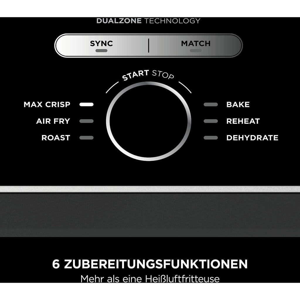 Ninja Foodi MAX Dual Zone AF400EU Heißluftfritteuse