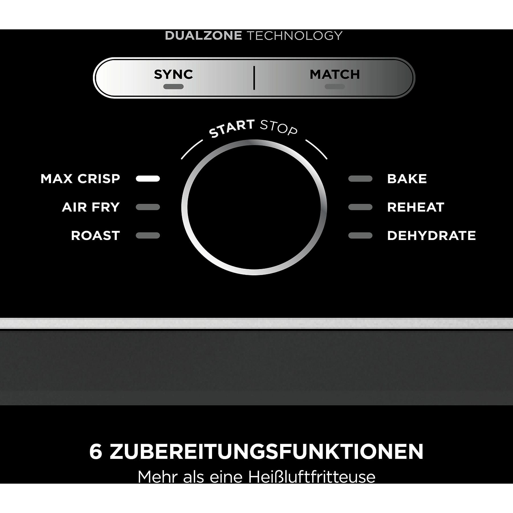 Ninja Foodi MAX Dual Zone AF400EU Heißluftfritteuse