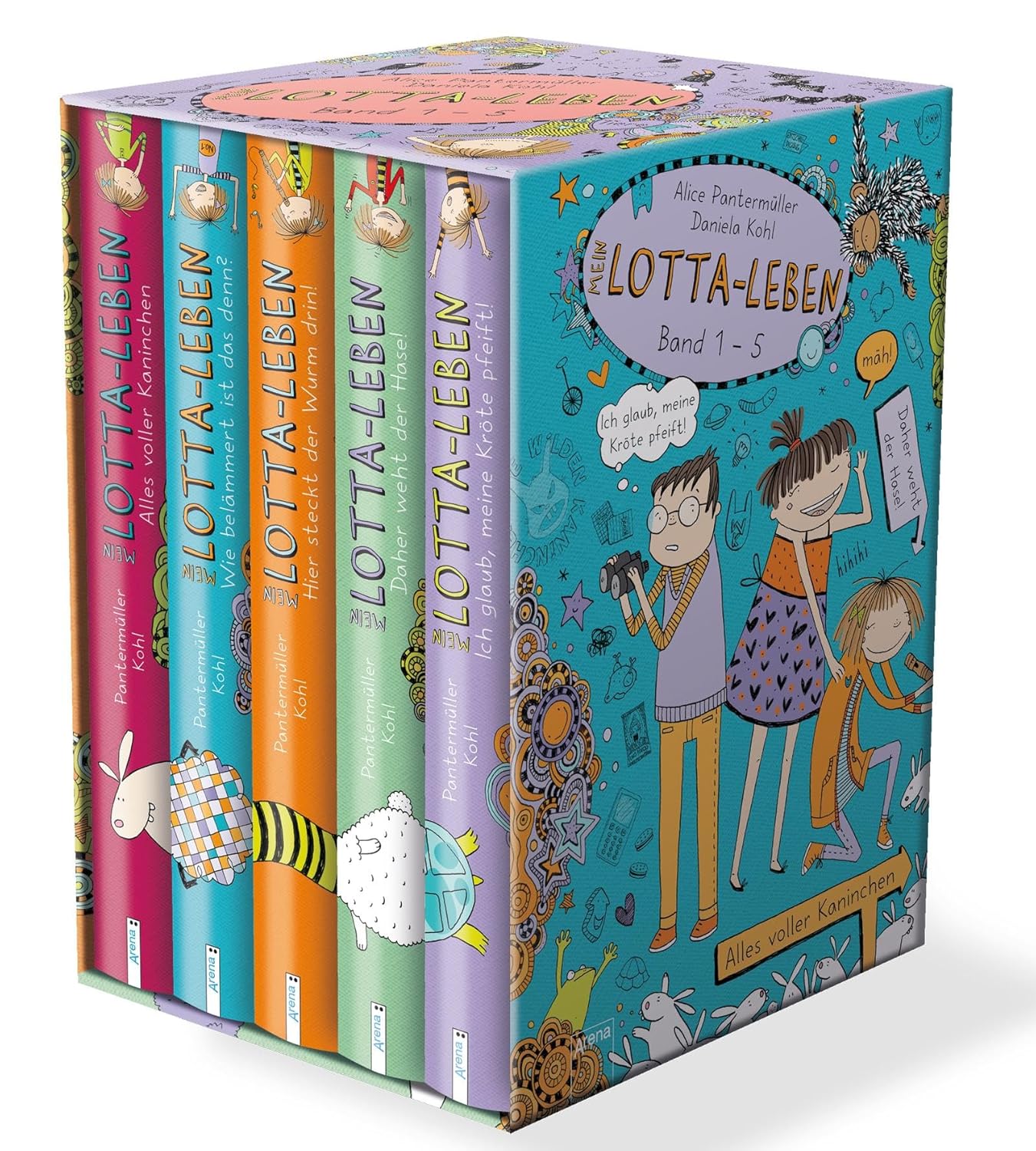 Mein Lotta-Leben - Bände 1-5 , Schmuckausgabe im Schuber