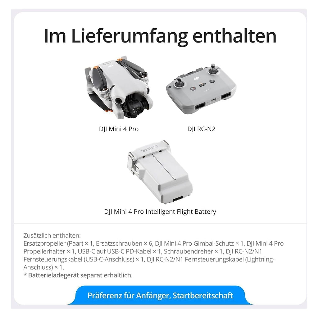 DJI Mini 4 Pro (RC-N2) Drone